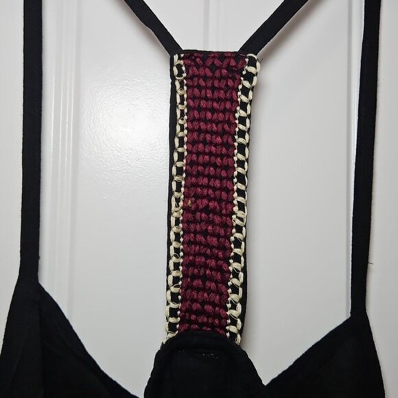 Anthropologie Raga Embroidered Maxi Beach Vacation Dress Medium New Boho - Picture 9 of 11